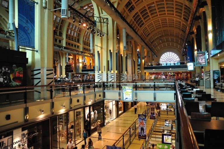 El Shopping Paseo Alcorta, donde Pachelo asegura haber estado el día del crimen. 