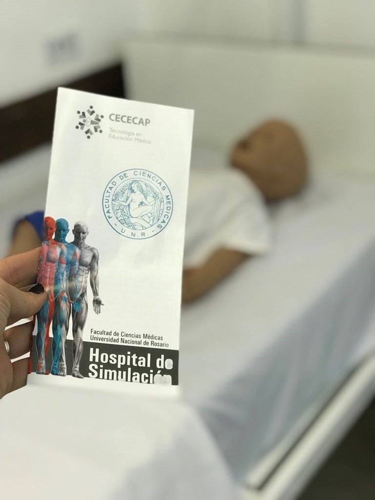 Hospital de Simulación de la Universidad Nacional de Rosario. (Andrea Uboldi)