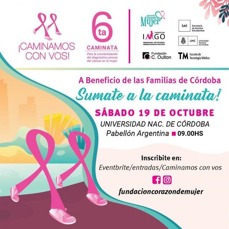 Caminamos con vos 2019 se realizará el 19 de octubre.