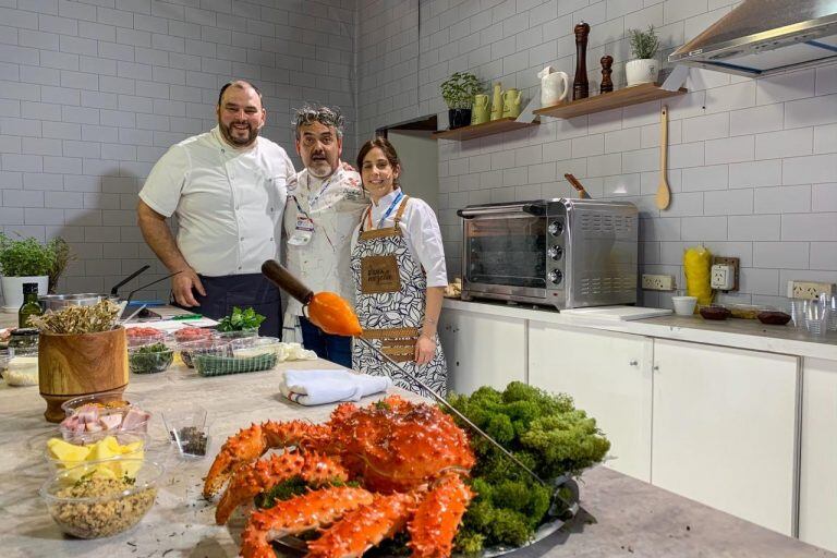 La gastronomía autóctona de TDF no podía faltar en la Feria Internacional del Turismo