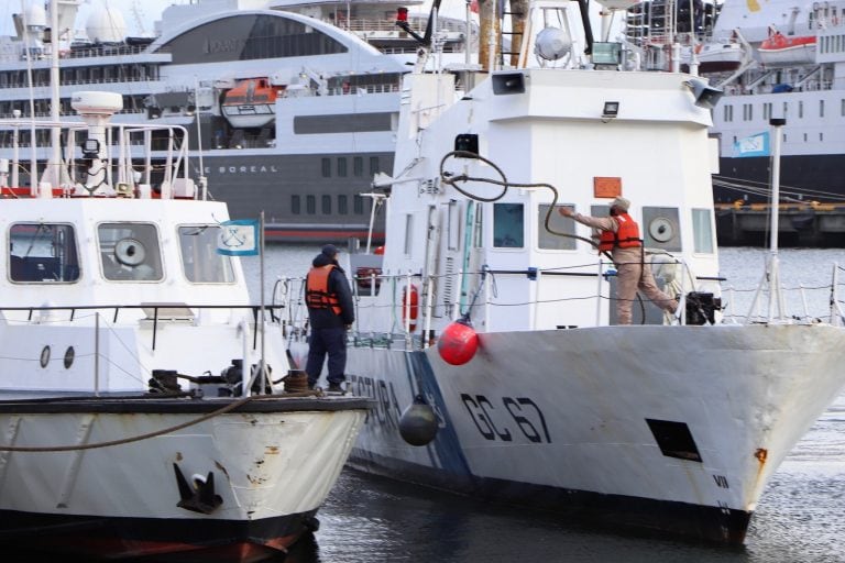 Rescate de turista herido. Ushuaia.