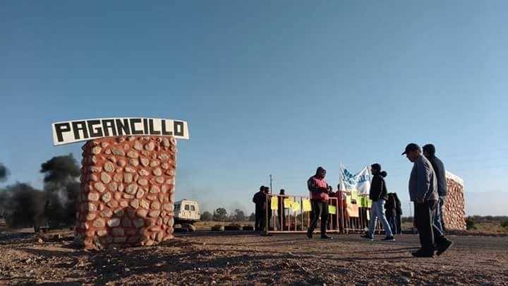 Corte de ruta en Pagancillo