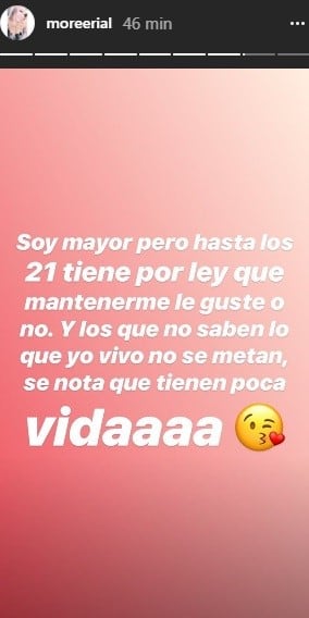 Las stories de More Rial