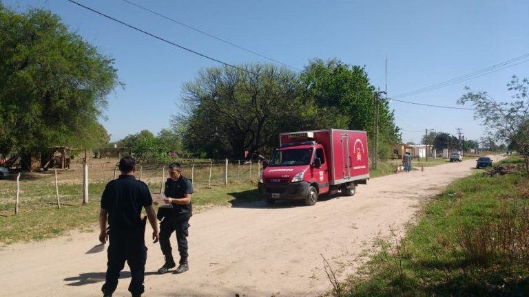 El lugar en donde encontraron el cuerpo de Ávila.