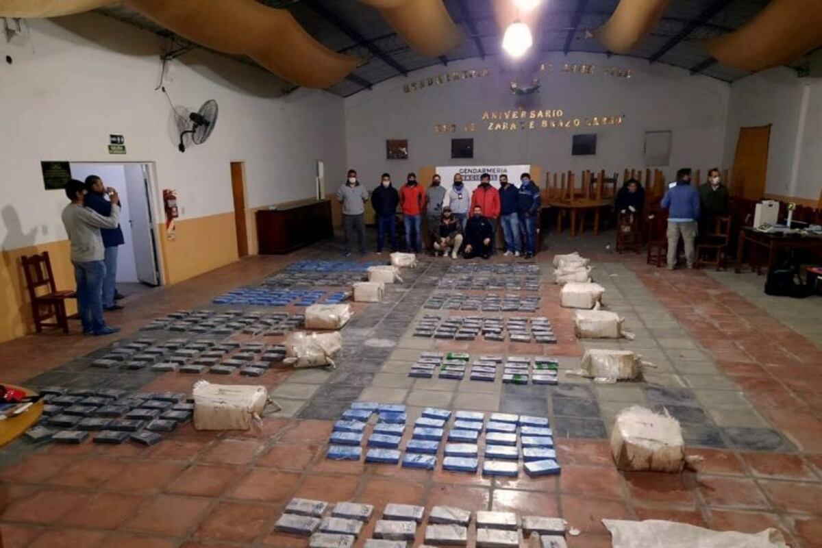 Cargaron 382 kilos de cocaína en Ibarlucea y los atraparon en Ramallo