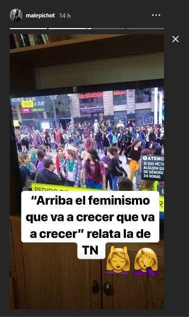 Las famosas se expresaron a través de las redes sociales en la nueva marcha de #NiUnaMenos