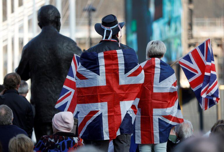 Manifestantes pro-Brexit (Foto: Peter Nicholls/REUTERS)