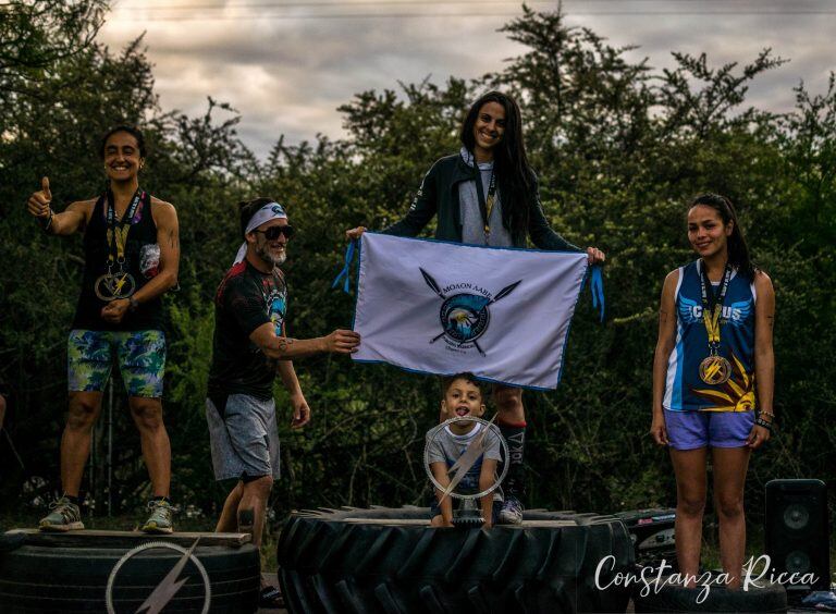 Estefanía Payero en la Olimpo Race