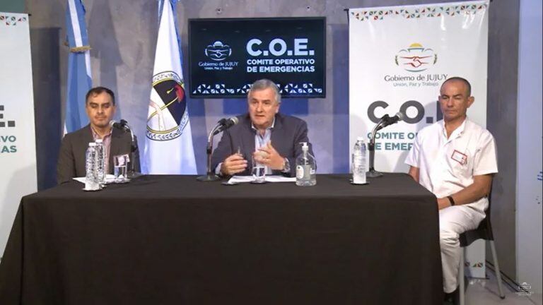 El gobernador Morales reseñó las conversaciones que mantiene con Nación para la compra de respiradores a China.