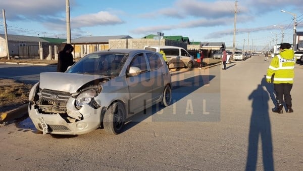 Choque automovilístico en Río Grande