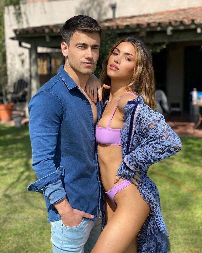 Agustina Agazzani y su novio Agustin Bernasconi