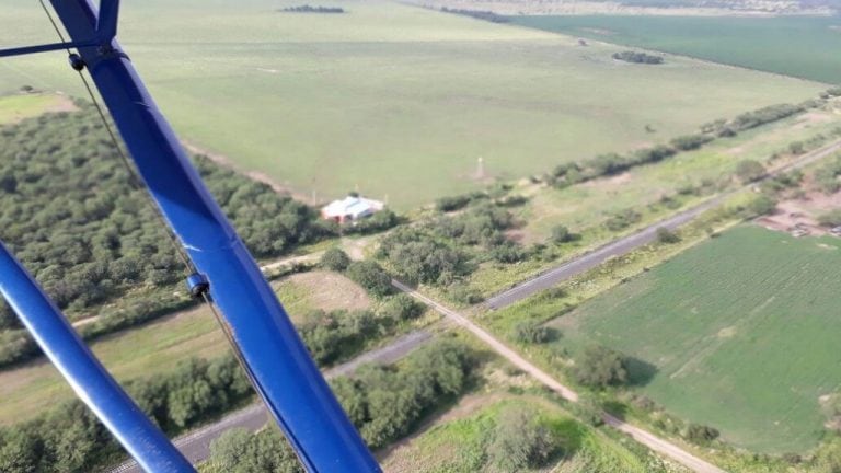 Lo buscaban por aire y por tierra.