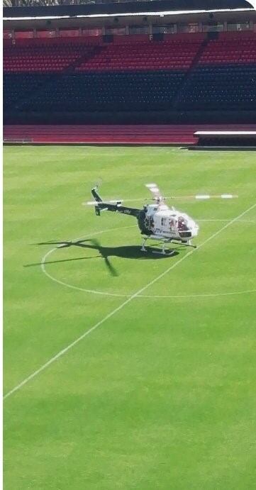 Simulacro de tragedia en espectáculo deportivo en el estadio de Newell's.(Red de Emergencias)