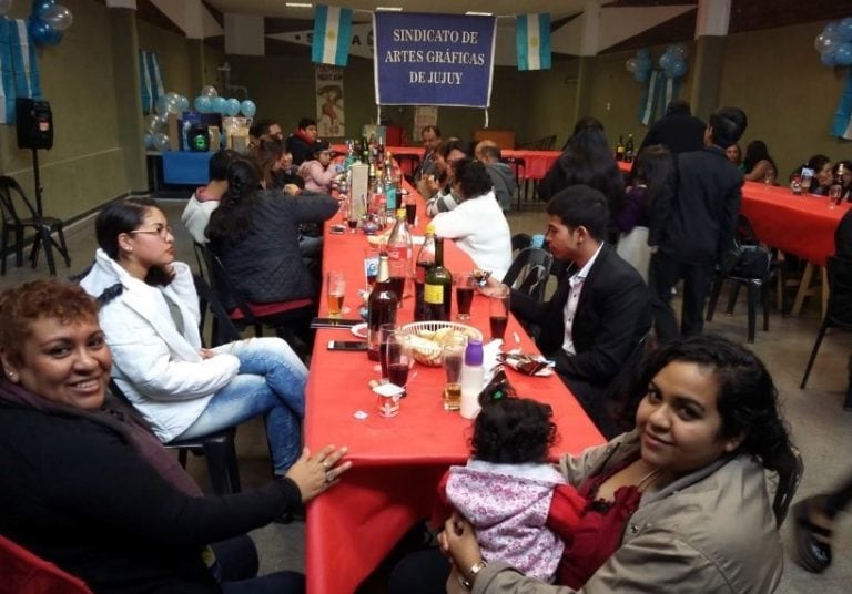 Se celebró el Día del Trabajador Gráfico con un almuerzo ofrecido por el sindicato local.