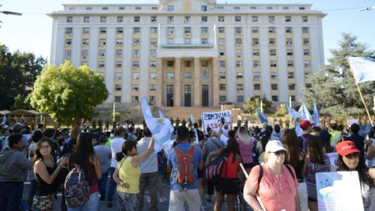 Manifestación contra la reforma de la 7722