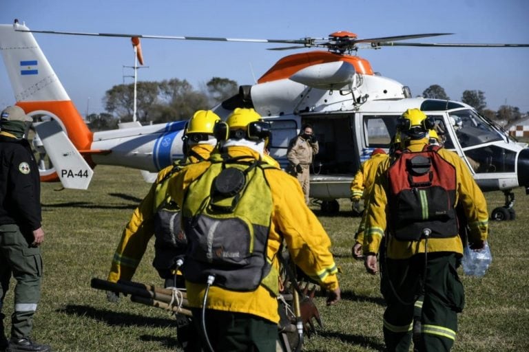 Finalizó con el operativo contra el fuego en las islas (Municipalidad de Rosario)