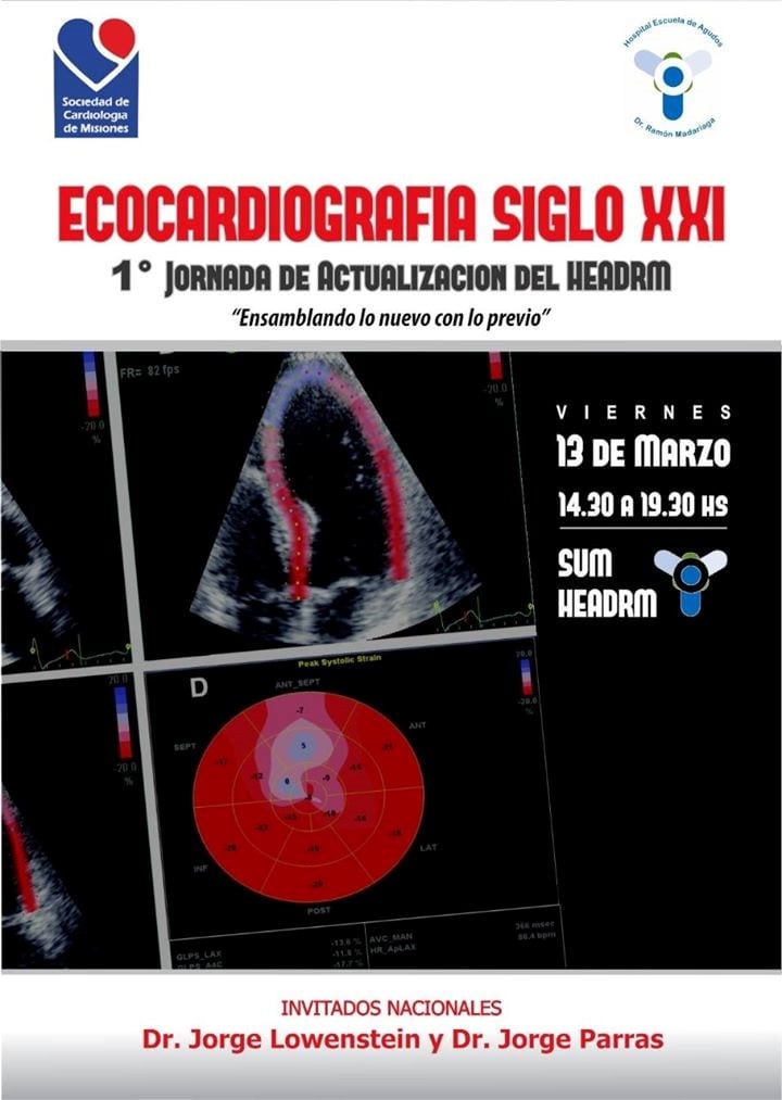 Ecocardiografía en el Madariaga el 13 de marzo de 2020.