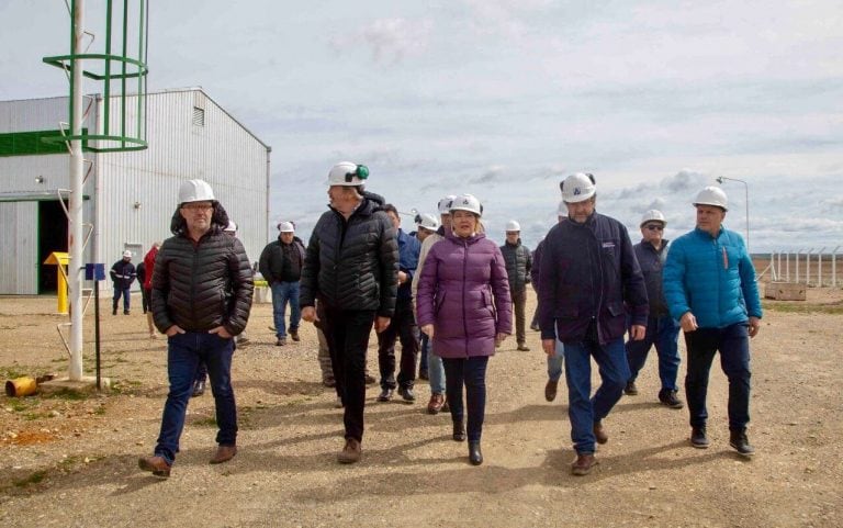 Inauguración planta de gas en Tolhuin