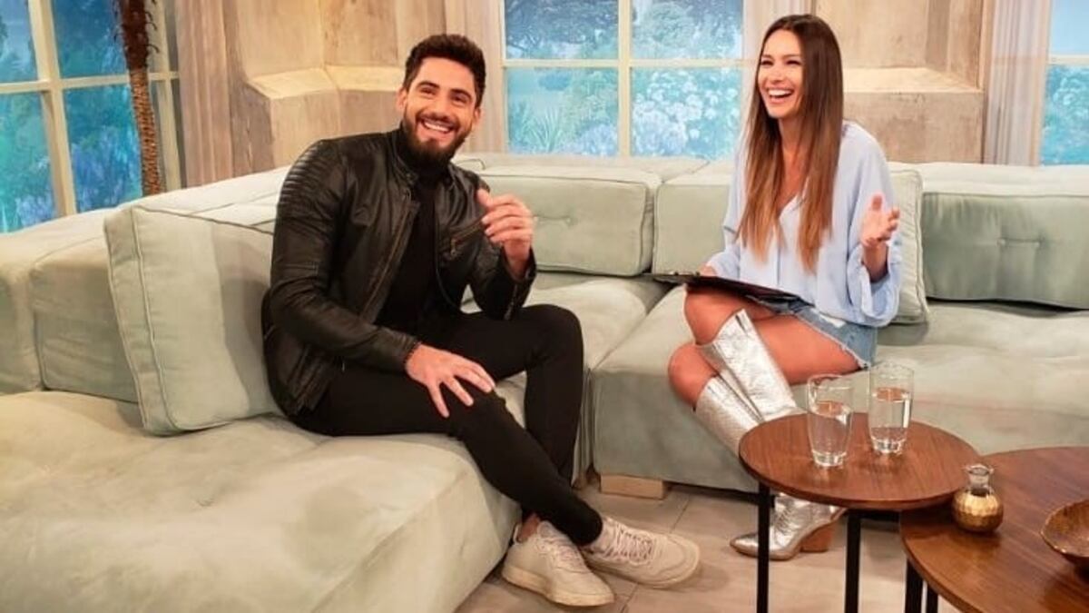 La pregunta picante con la que Pampita hizo sonrojar a Nicolás Occhiato