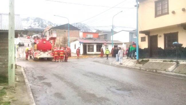 Incendio en una vivienda en Ushuaia