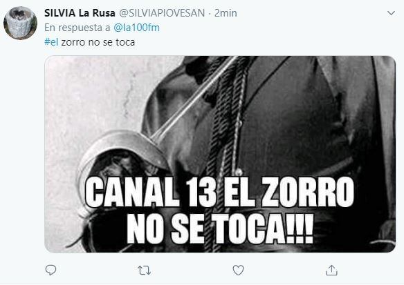 Fanaticos de "El Zorro" en las redes