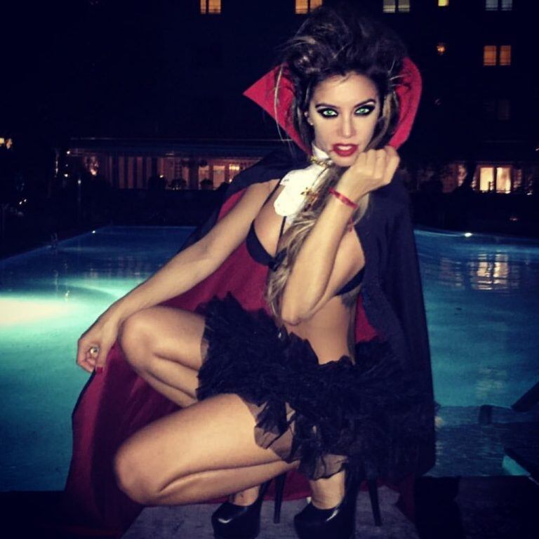 La imagen de Halloweeen de Claudia Ciardone (Instagram/@clauciardone)