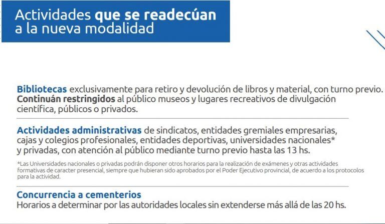 Después de idas y vueltas, la provincia habilitó nuevas actividades (Gobierno de Santa Fe)