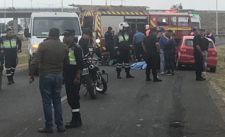 El ciclista perdió la vida en el acto. (Foto: Diario El Ciudadano)