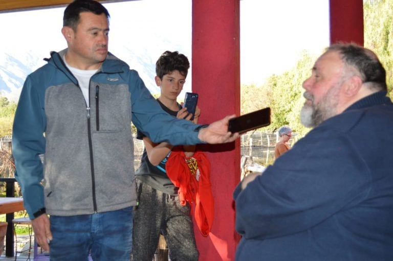 Pietro Sorba en la finca El Tala