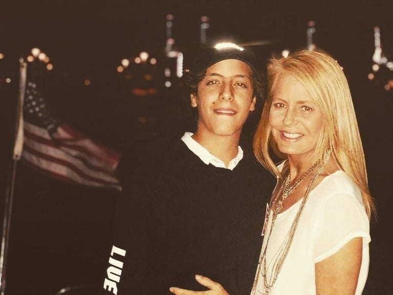 Cecilia Bolocco y su hijo Máximo (Foto:Instagram)