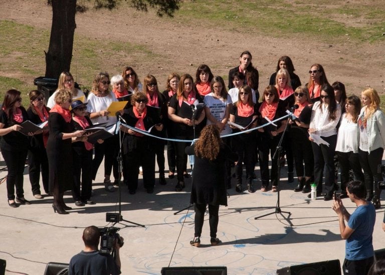 Coro en Parque San Martín