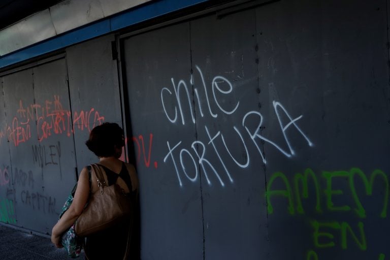 Protestas en Chile. (REUTERS)