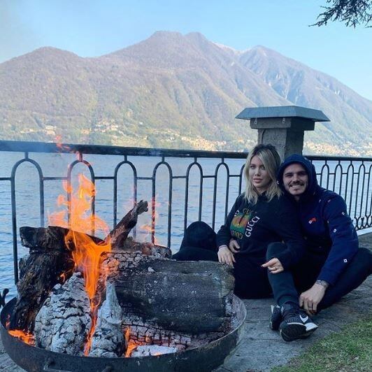 Wanda Nara y Mauro Icardi (Foto: Instagram)