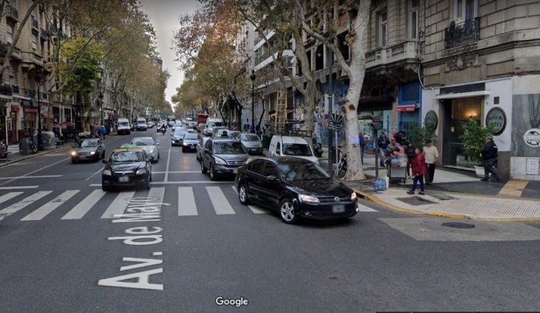 Buenos Aires hoy Google street view.