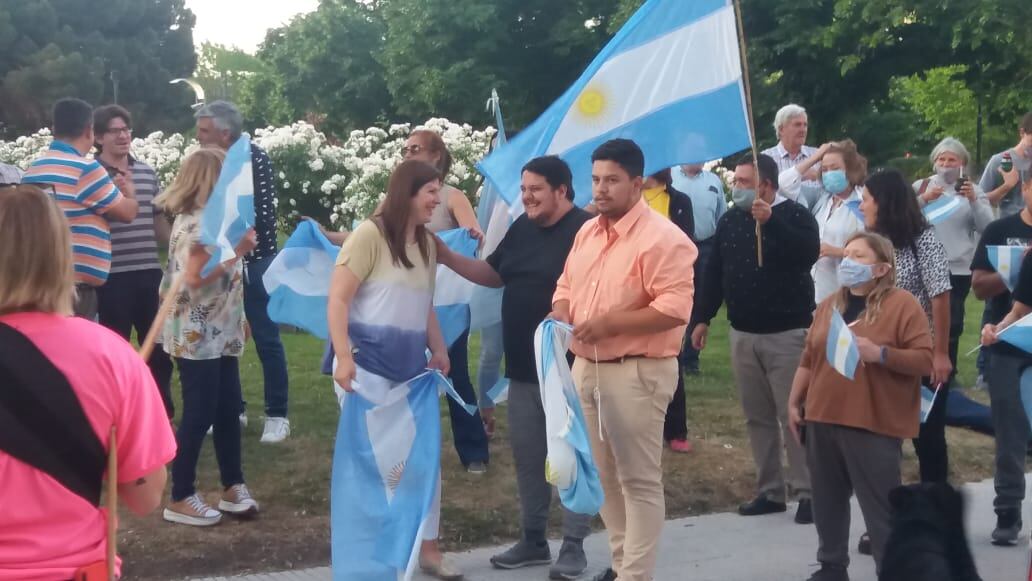 JUNTOS cerró su campaña en la Plaza San Martín