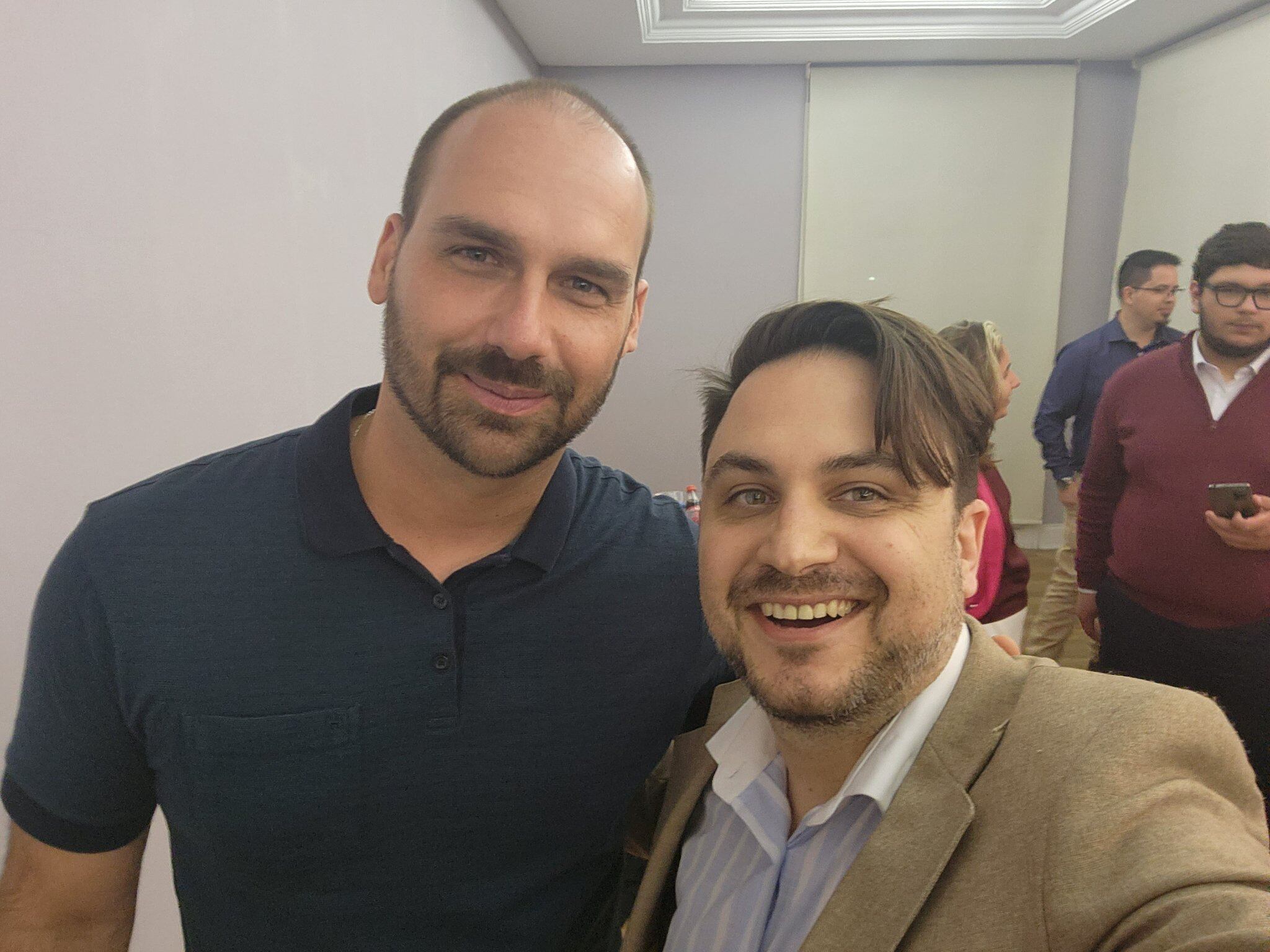 Ramiro Marra, uno de los grandes presentes en la reunión con el hijo del actual presidente de Brasil.