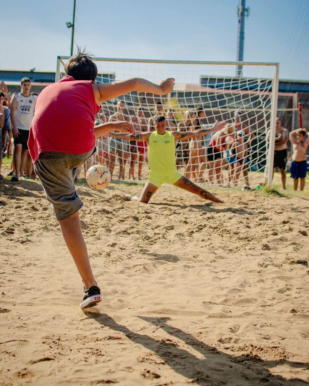 Área de deportes en el Open Park Land de San Justo