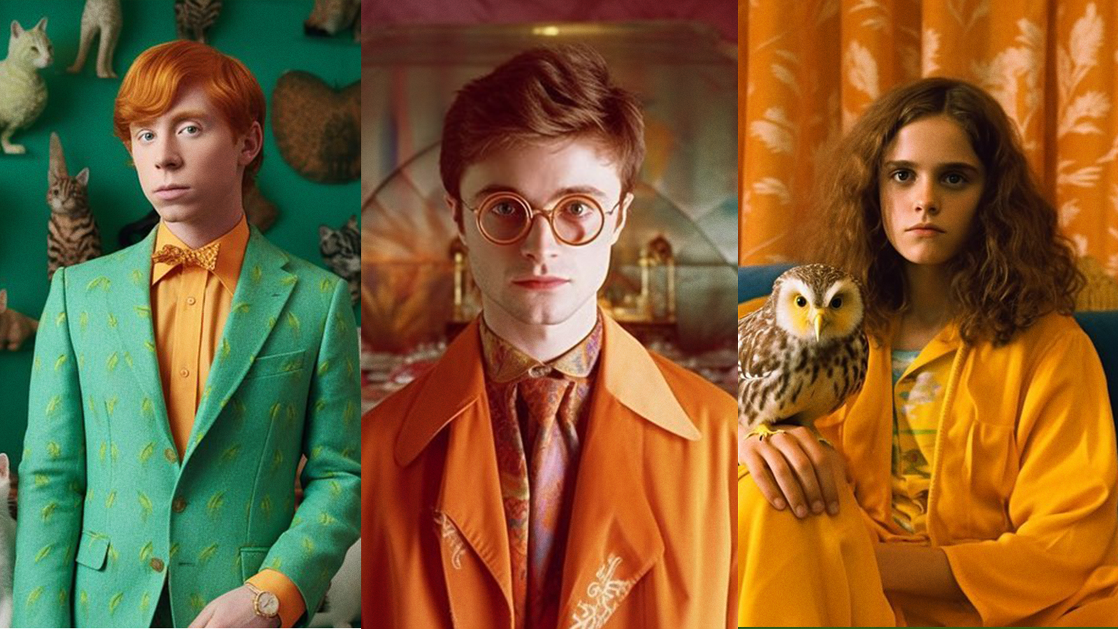 Con inteligencia artificial han llevado a personajes de otras películas al estilo de Wes Anderson.