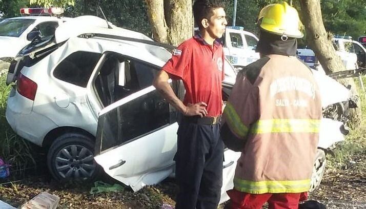 Accidente fatal en la curva del INTA (El Tribuno)