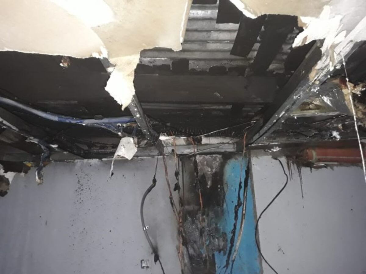 Incendio de una vivienda en Bahía Blanca
