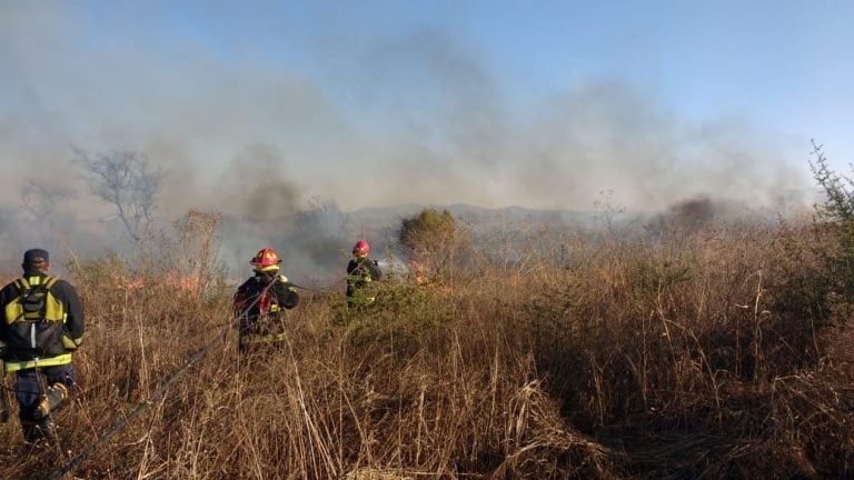 El viento Zonda provocó destrozos e incendios en Salta