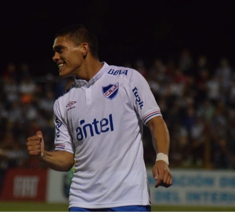 Braian Ocampo convirtió uno de los tantos para el Decano (@Nacional)