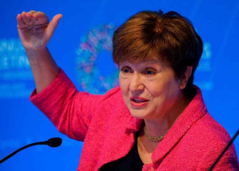 Kristalina Georgieva, directora gerente del FMI. Foto: Andrew CABALLERO-REYNOLDS / AFP.