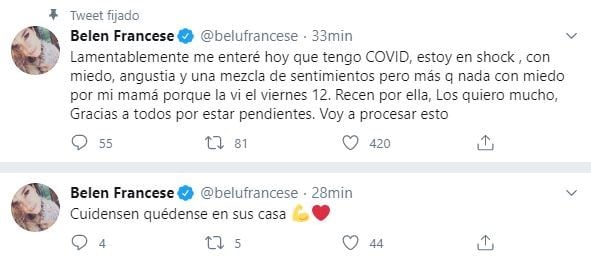 Belén Francese (Twitter)