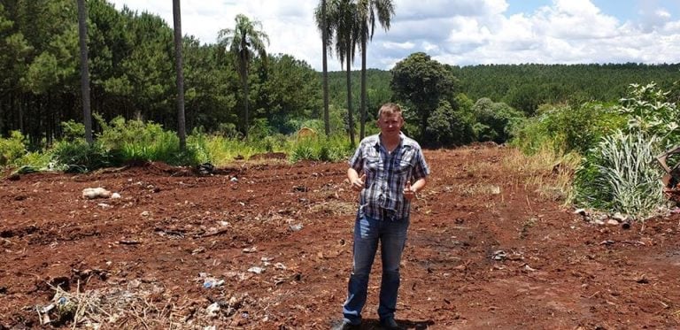 Roberto Wern, intendente electo en Colonia Delicia.