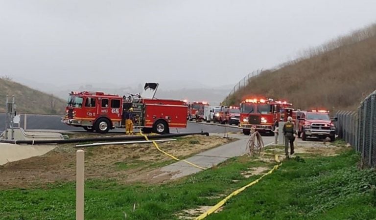 La muerte de Kobe Bryant: así quedó el helicóptero tras el accidente (foto: Twitter)