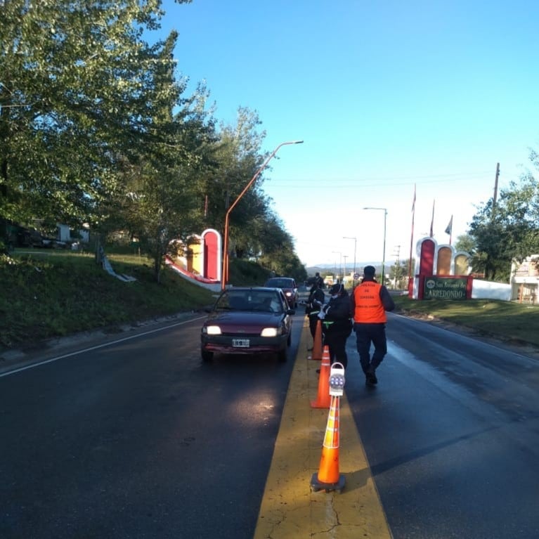 Puesto policial en Sol y Río.