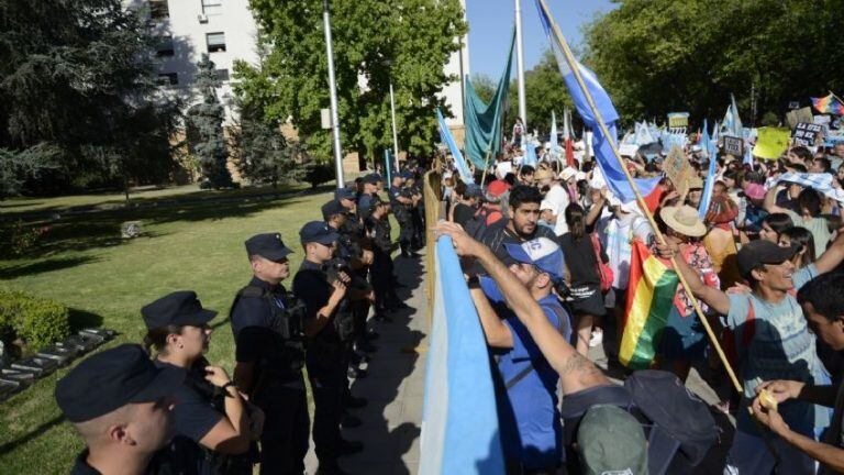 Manifestación contra la reforma de la 7722