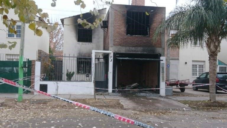 Así quedó la casa de la familia González Saavedra tras el trágico incendio