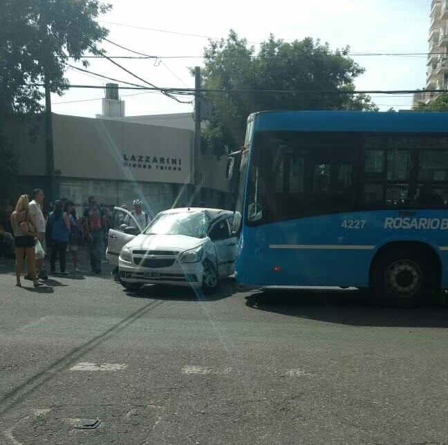 El accidente se produjo en Corientes y Viamonte.